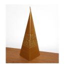 Sviečka Pyramída Briliant 150 - zlatá