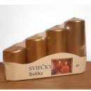 Sviečka Adventná postupná - zlatá